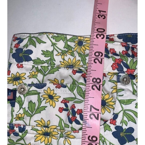 𝅺ralph Lauren Womens‎ Floral Capris Size 4 - Picture 8 of 8